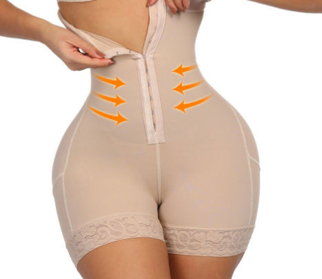 Shapewear high-cut shorts with bum lift and tummy support