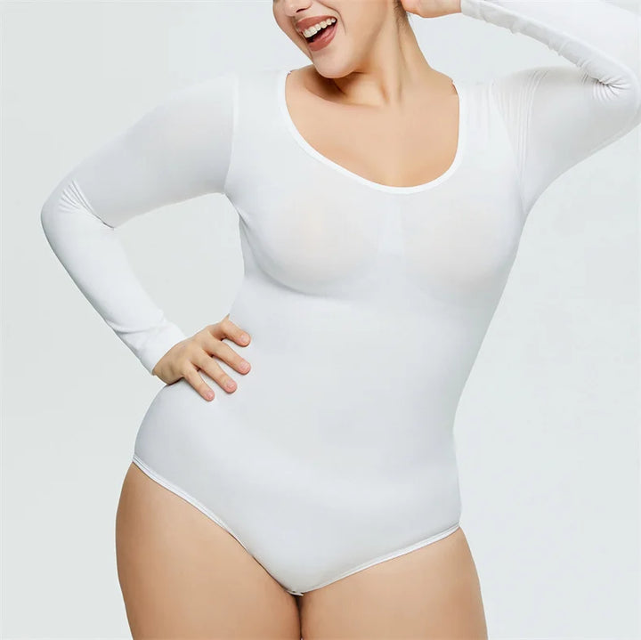 One-piece Bottoming Shirt Long-sleeved Corset