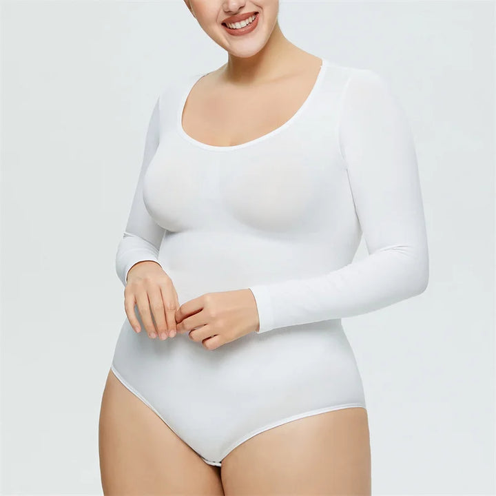 One-piece Bottoming Shirt Long-sleeved Corset