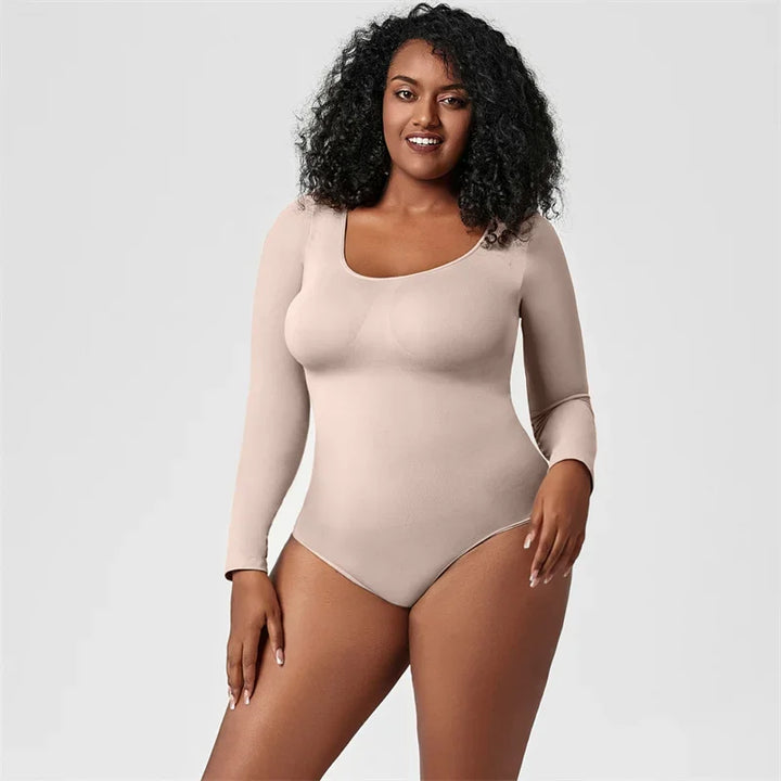 One-piece Bottoming Shirt Long-sleeved Corset