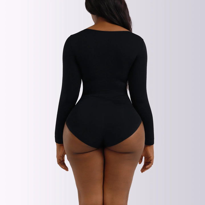 One-piece Bottoming Shirt Long-sleeved Corset