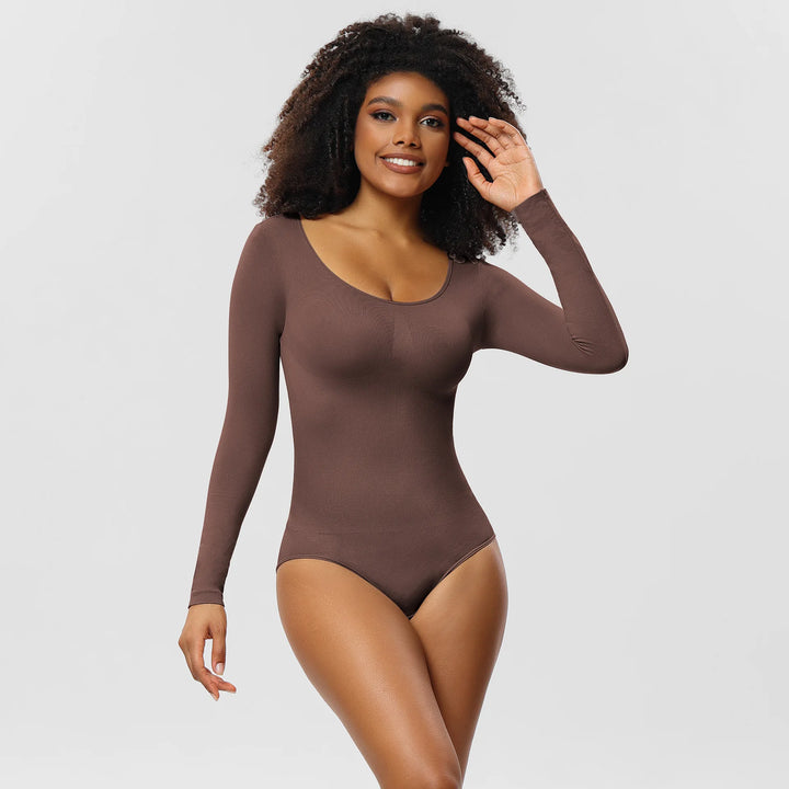 One-piece Bottoming Shirt Long-sleeved Corset
