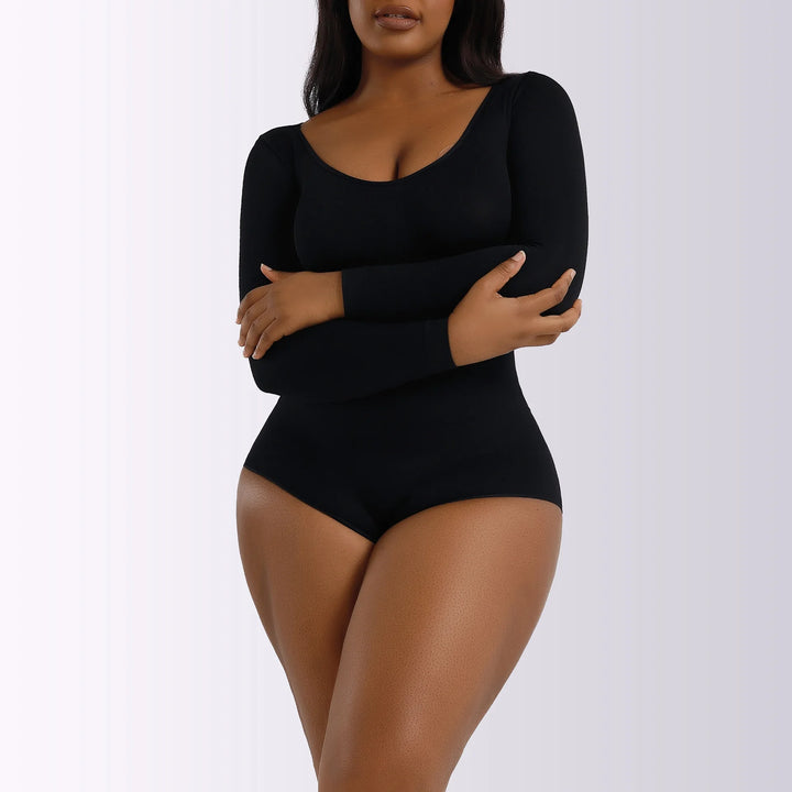 One-piece Bottoming Shirt Long-sleeved Corset