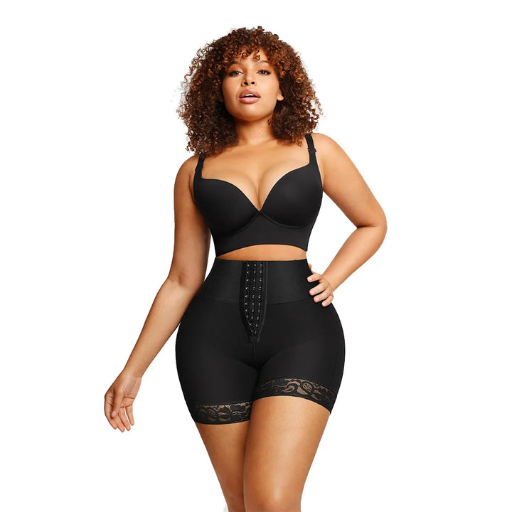 Shapewear high-cut shorts with bum lift and tummy support