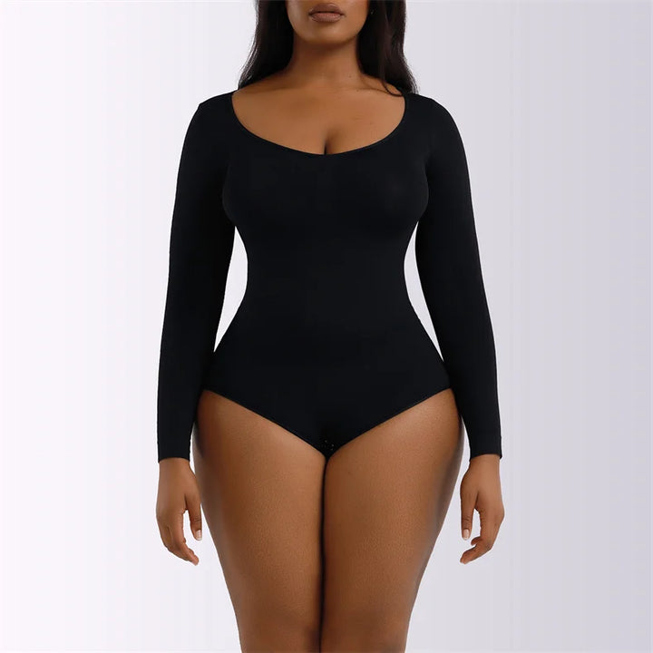 One-piece Bottoming Shirt Long-sleeved Corset