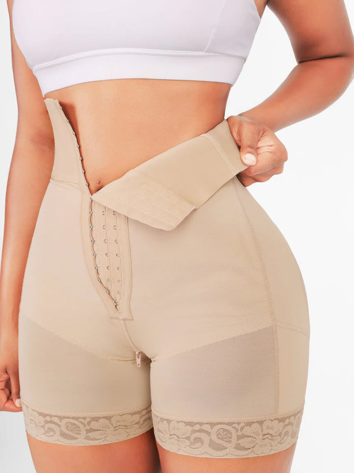Shapewear high-cut shorts with bum lift and tummy support